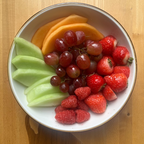 Seasonal Fruit Platter $20 for 2